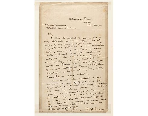 Letter by Patrick Pearse